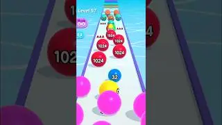 2024 Level 57 BALL RUN 2048. very cool and gnarly hyper casual games. 