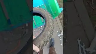 СНЯТИЕ ЗАДНЕГО КОЛЕСА КУГО КИРИН В3ПРО +