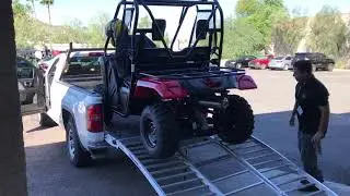 Loading HONDA PIONEER 500 into PICKUP BED (Vid #10)