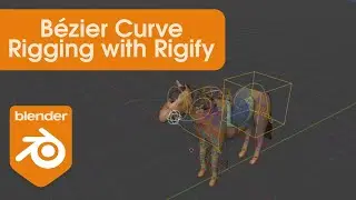 Blender 4.1 - Bézier Curve Rigging with Rigify