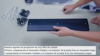Pantalla De Proyector De 84'' Con Soporte Portátil Exterior