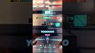 one in a million valorant trickshot...