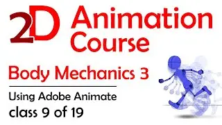 2D Adobe Animate Course - Body Mechanics 3: Run! (Free 2D Animation Course)