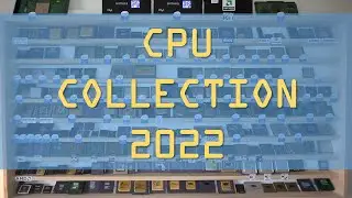 CPU Collection in wooden cases