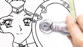 Tik Tok Art : I PAINT on GLASS with MIRROR PAINT