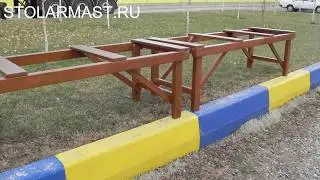 Удобная деревянная подставка под ульи