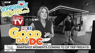 Snapshot Moments 360 Video Booth on FOX 5 DC - ZIP TRIPS