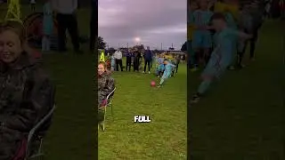 The impossible shot that almost ended in disaster 😳⚽ 