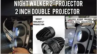 KIA SELTOS DOUBLE PROJECTOR SET-UP | NIGHT WALKER 2 INCH PROJECTOR| NIGHT WALKER PROJECTOR
