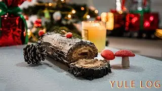 EGGLESS YULE LOG cake| Swiss Roll | Christmas Special Dessert