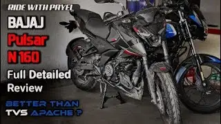 New 2023 Bajaj Pulsar N160 Detailed Review 🔥 ~ On Road Price I Mileage I Black Color 🖤 I Pulsar N160