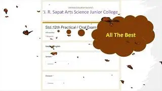 Google Forms for Oral / Practical Exam