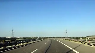 Крым. Едем отдыхать на пляж в Николаевку по трассе Таврида от Московской трассы в объезд Симферополя
