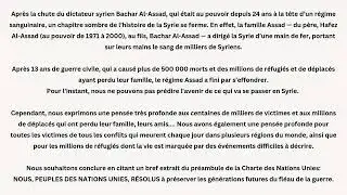 Syrie: Après 13 ans de guerre, Bachar Al-Assad tombe