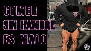 COMER SIN HAMBRE ES MALO; (POR ESO SALUD Y RENDIMIENTO NO SON COMPATIBLES)