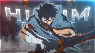 HUKUM (Hindi) - SOLO LEVELING | Sung Jin-woo -Free project file 🎉 [HINDI EDIT/AMV]