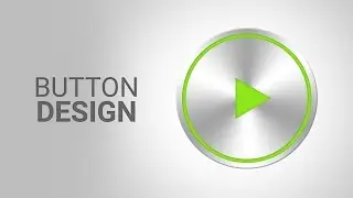 Steel Button design | ui design tutorial for beginners