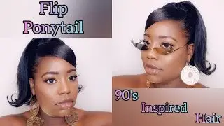 HOW TO: FLIP PONYTAIL | 90'S INSPIRED HAIR TUTORIAL