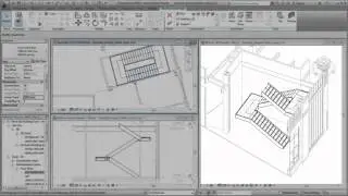 Autodesk Revit  Creating a Switchback Stair   YouTube