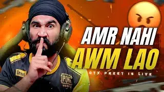 499M AWM SHOT : BGMI LIVE | GTXPREET PUBG LIVE