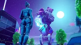 Fortnite - Robot vs Monster (MEGAZORD VS POLAR EYE)