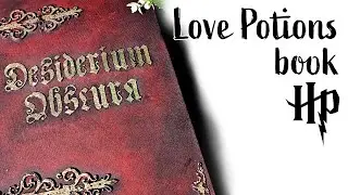 Dark Love Potions book: Desiderium Obscura | A Collab with @wizardryworkshop | Harry Potter Fan Art