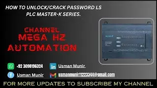 How to Unlock LS PLC Password (Master K-Series) | K80 % 120 Special Unlock 