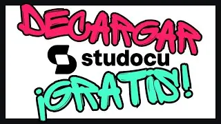 Cómo Descargar Documentos de STUDOCU rápido y gratis [2024]