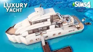 Luxury Yacht New Year destination - The Sims 4 Speed Build No CC