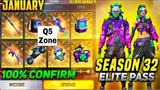Season 32 Elite Pass Review || January Elite Pass || Garena Free Fire