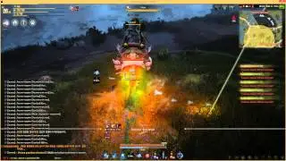 Black Desert Online OBT Korean: Wizard vs Жаба(boss)