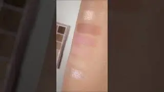 Romand Better Than Palette The Secret Garden 06 Peony Nude Garden Palette Finger & Brush Swatches