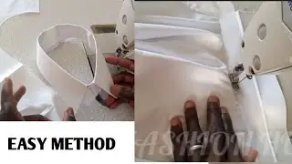 How to Sew Shirt Collar Neck Easy Method for Beginners #pattern #tailor #shirts #collar #beginners