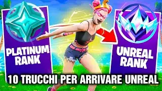 10 *TRUCCHI* per arrivare VELOCEMENTE ad *UNREAL* w/Facecam | Fortnite ITA