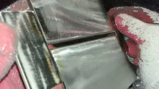 4mm stainless steel plate root pass . lay wire Tig Root . 1G