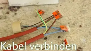 Tutorial: Connecting cables - Wago terminals - in connection with GU10 socket - stripping