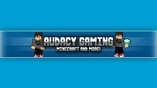 How to Make a Minecraft YouTube Banner Picture - Photoshop