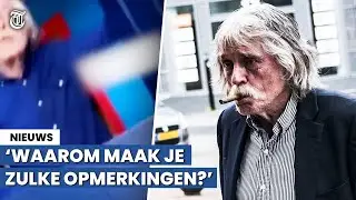 Beelden: VI-kijker confronteert Johan Derksen aan huis