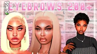 ULTIMATE Eyebrow CC FOLDER 💥 (200+) || CC FOLDER+SIM DOWNLOAD
