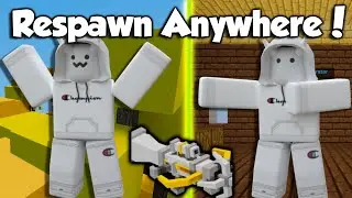 ROBLOX BEDWARS!| HOW TO RESPAWN ANYWHERE ON THE MAP!? (NEW GLITCH) WORKING 2021*