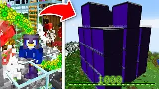 I Built The Biggest XP Farm in Minecraft Hardcore