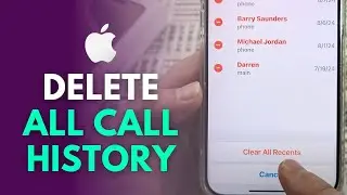 How To Clear All Call History On iPhone