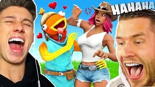 FORTNITE nicht LACHEN Challenge mit Standartskill!