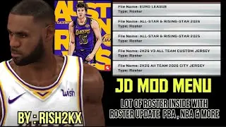 NBA2K2O MOBILE 2K26 ROSTER JD MOD MENU : BY RISH2KX