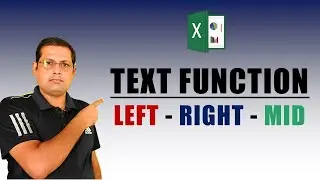 Using LEFT RIGHT & MID Functions in Excel