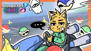 Mario Kart 8 except I'm an item magnet...