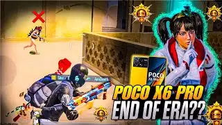 AGGRESSIVE 1V4 CLUTCHES⚡ POCO X6 PRO BGMI TEST SMOOTH + 90FPS BGMI GAMEPLAY 3.1 UPDATE💥