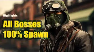 All Bosses 100% Spawn Event - Shoreline - Highlights #eft #escapefromtarkov
