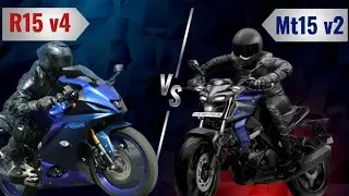 R15 V4 Vs MT15 V2 Comparison ❤️‍🔥❤️‍🩹||Voice Of Dharani #yamaha