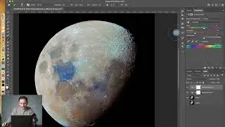 Qué es una fotografía de la LUNA MINERAL? tiene colores de verdad? EL azul es AGUA? 🧐